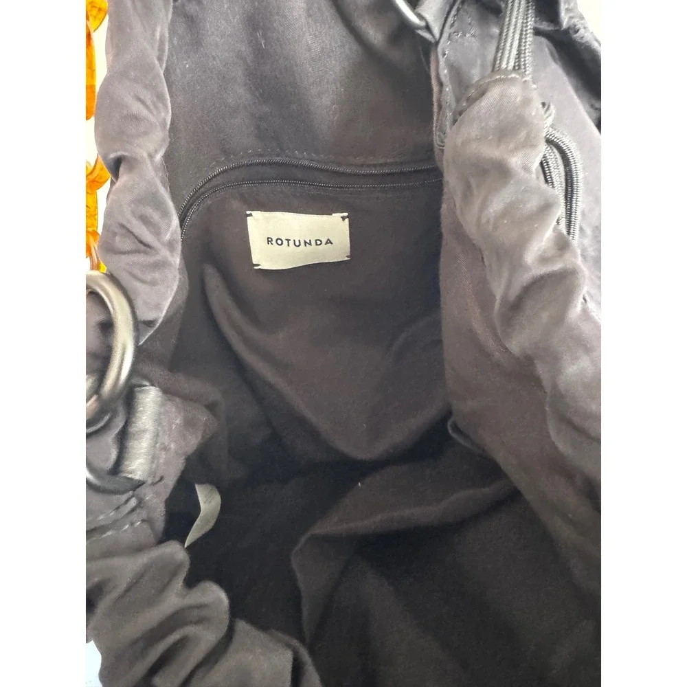 Rotunda black Sant hobo bag